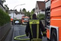 Dachstuhlbrand Koeln Poll Geislarerstr P557